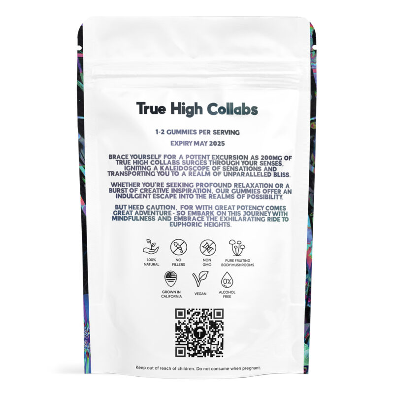 Trip Gummies - Back / Instructions