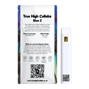 True High Collabs - 420 Vape - Blue Z - Back