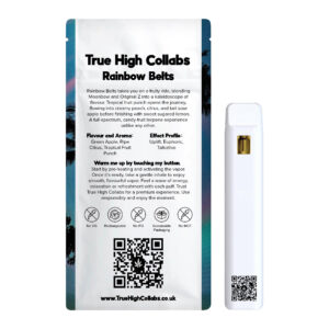 True High Collabs - 420 Vape - Rainbow Belts - Back